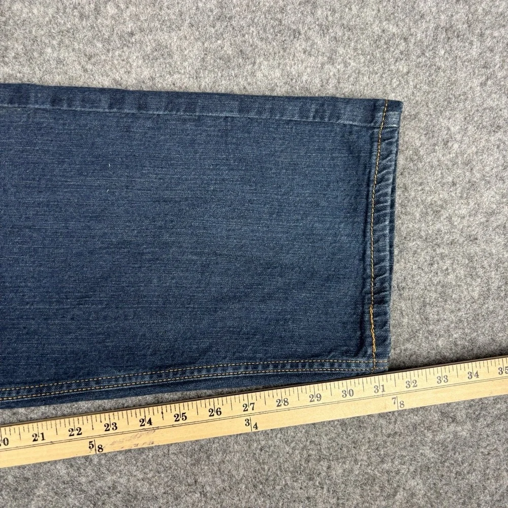 Levi's 505 Jeans Mens 40x32 (Fits 38x32) Straight Leg Dark Wash Classic Blue EUC